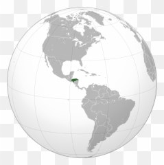 Honduras - El Salvador Orthographic Map Emoji,Hawaii Emoji