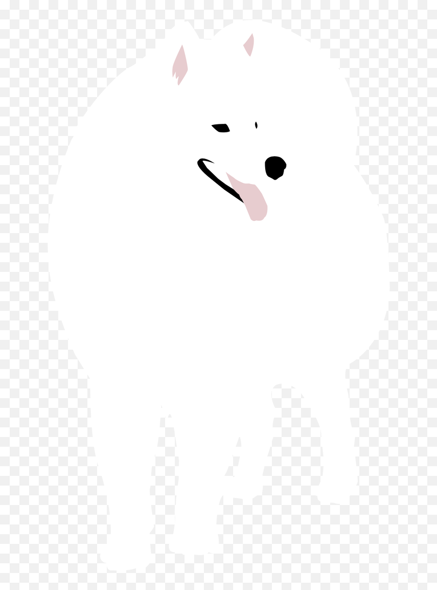 Samoyed Png - Samoyed Emoji,Barking Dog Emoji