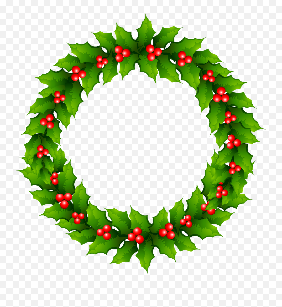 Ftestickers Christmas Wreath Mistletoe - Transparent Background Christmas Wreath Clipart Emoji,Mistletoe Emoji