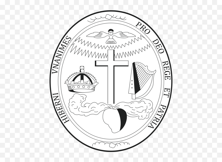 Great Seal Of Irish Catholic - Irish Catholic Confederation Emoji,Northern Ireland Emoji