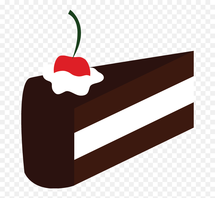 Clip Art Black And White Cake Slice - Piece Of Cake Vector Png Emoji,Cake Slice Emoji