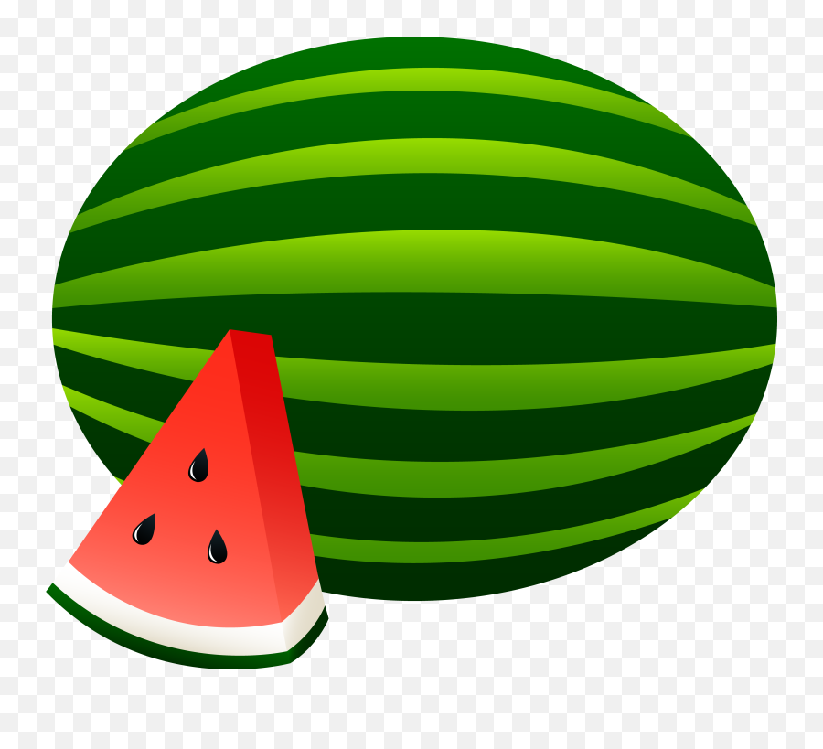 Watermelon Watermelon Vine Transparent - Clip Art Of Watermelon Emoji,Watermelon Emoji