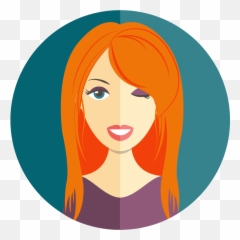 How To Put Emoticons Contacts Go Out In Whatsapp - Girl Face Flat Design Emoji