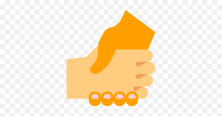 Helping Hand Icon - Helping Hand Icon Orange Emoji,Sun Light Bulb Hand Emoji