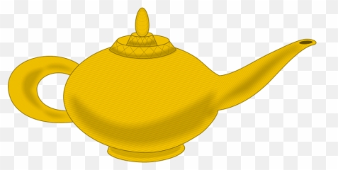 Genie Lamp Clipart - Lampara De Genio Png Emoji