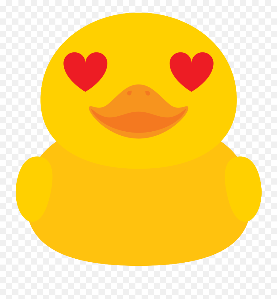 Free Duck Emoji Love Png With Transparent Background - Happy,Bean Emoji