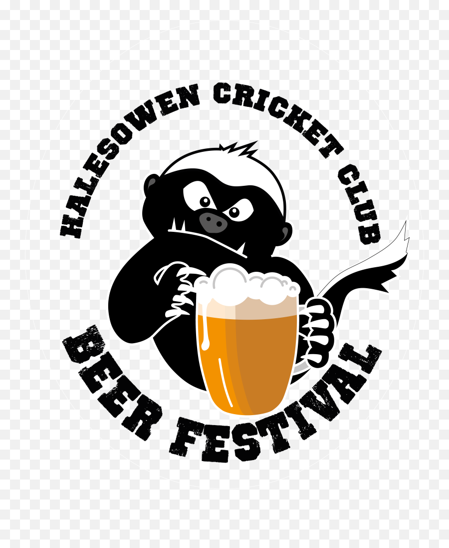 Honey Badger Beer Festival Logo - Honey Badger Logo With Beer Emoji,Badger Emoji