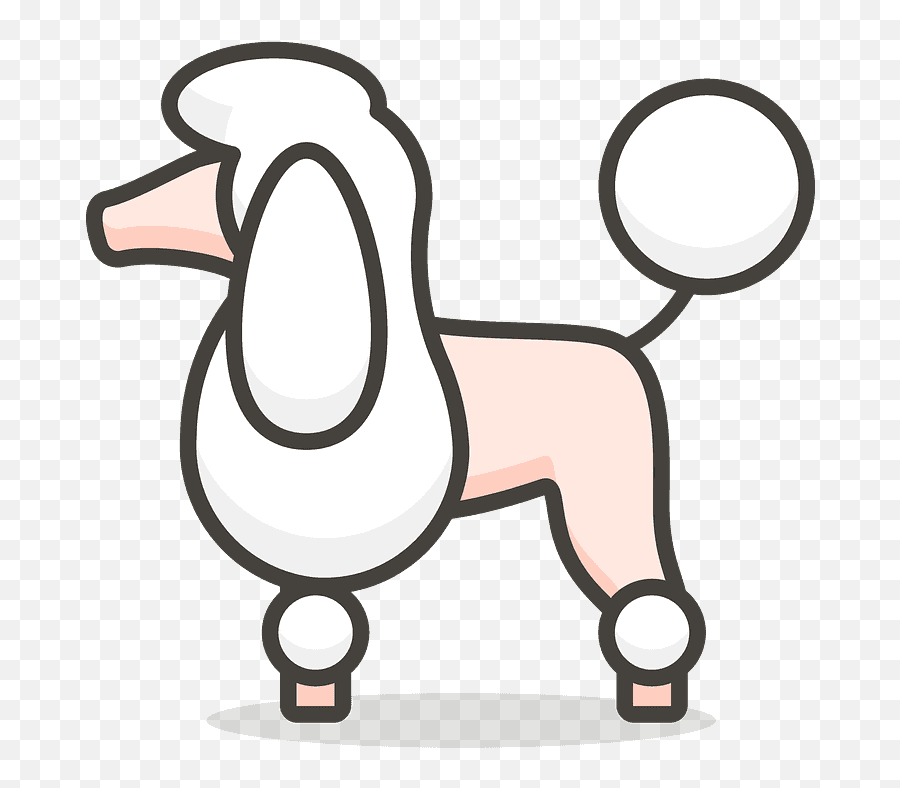 Poodle Emoji Clipart - Poodle Icon,Poodle Emoji