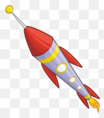 Kids Stickers Coloured Space Ship - Dessin Fusée Couleur Emoji