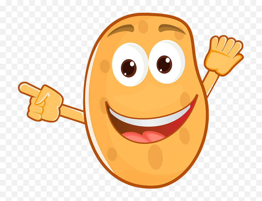 Happy Potato Clipart - Potato Picture For Kids Emoji,Potato Emojis