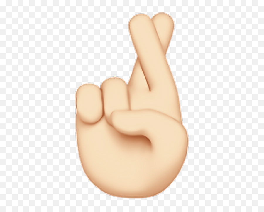 Hand Emoji Emoji Emoticon Iphone - Emoji Iphone Croise Les Doigts,Hand Emoticon