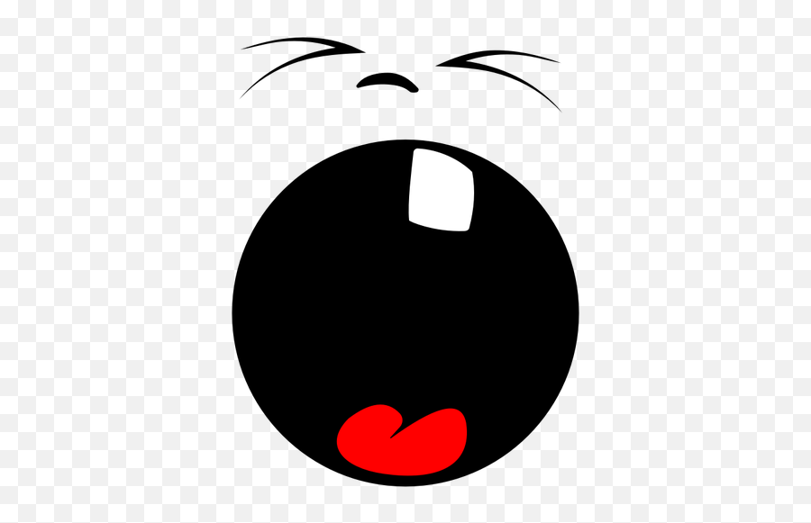 Yawning Face - Yawn Mouth Clipart Emoji,Drooling Emoji
