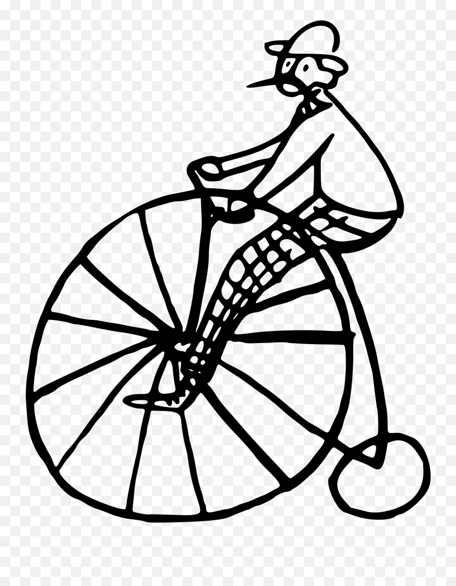 Man Riding - Penny Farthing Bicycle Animated Emoji,Flag Car And Money Emoji