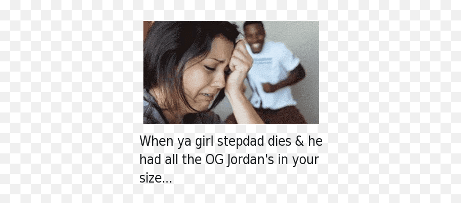 Best Memes About Crying Meme - You Date A Black Man Emoji,Crying Jordan Emoji