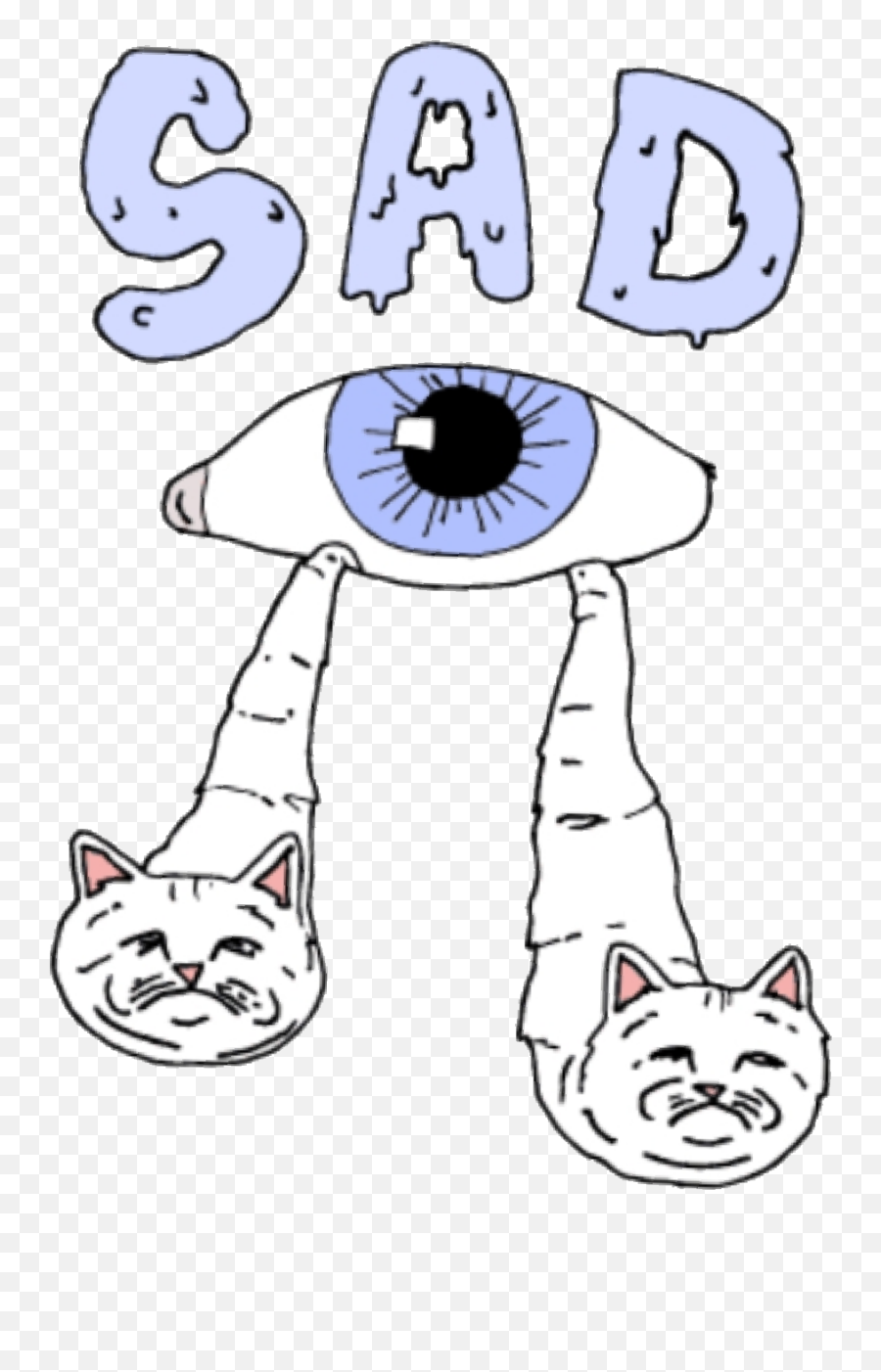 Sad Tears Love Eye Eyes Cats Cat - Cartoon Emoji,How To Make A Cat Emoji