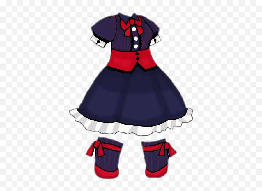 Gacha Gachalife Outfit Dress - Costume Emoji,Emoji Outfit