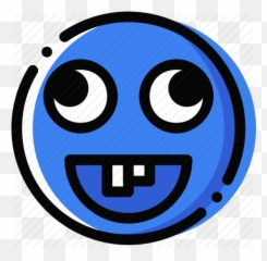 Emoji Emoticon Face Goofy Icon - Dumb Emoji,Goofy Emoticon