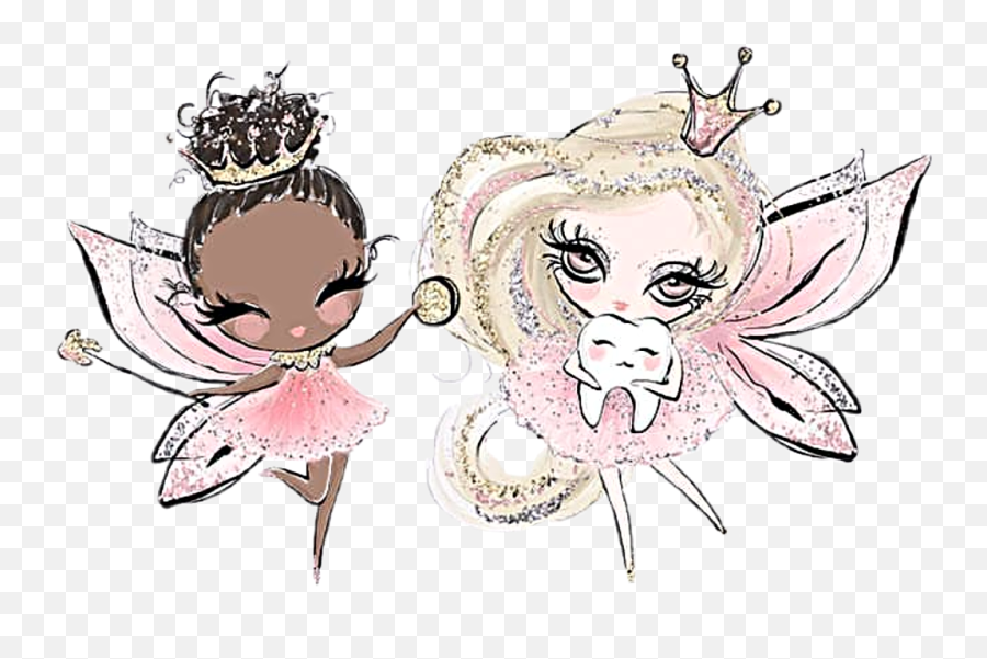 Watercolor Toothfairy Fairy Ballerina - Tooth Fairy Karamfila Emoji,Tooth Fairy Emoji