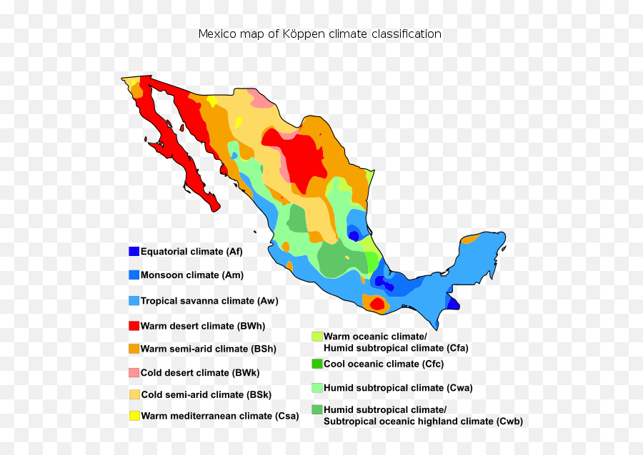 Climate Classification - Koppen Climate Classification Mexico Emoji,New Mexico Emojis