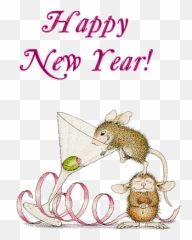 Happy New Year Animated - Mouse Gif Emoji