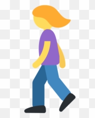 Woman Walking Emoji Meaning With Pictures - Walking Woman Emoji,Leg Emoji