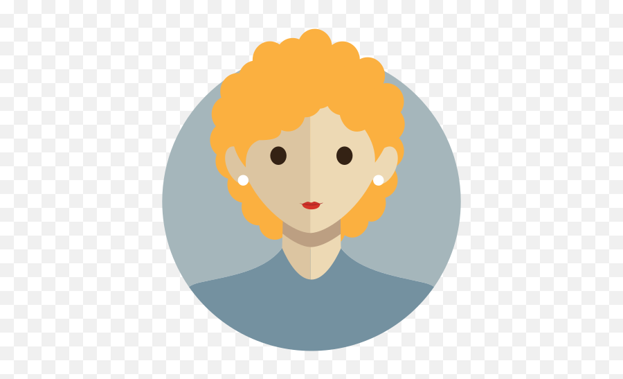Avatar People Person Woman Blonde - Avatar Business Face People Icon Emoji,Curly Hair Emoticon
