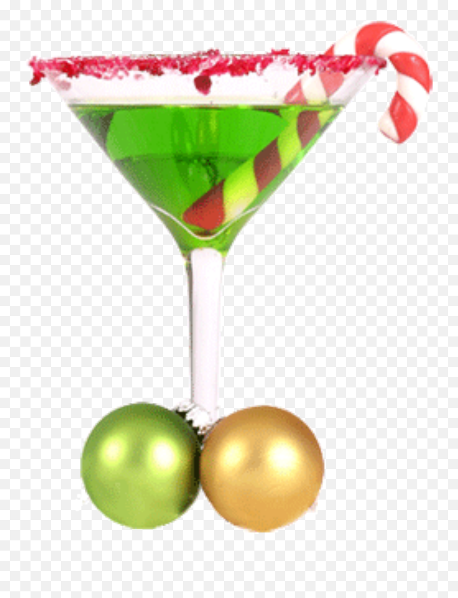 Christmas Cocktail - Christmas Cheers Emoji,Martini Emoji