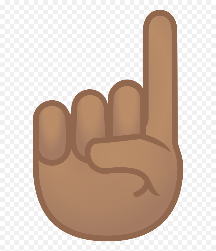 Index Pointing Up Medium Skin Tone Icon - Pointing Finger Emoji Black,Pointing Right Emoji