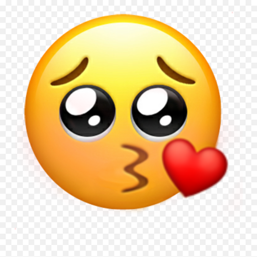 Emoji Iphoneemoji Sad Kiss Sadness Cry - Crying Peace Sign Emoji,Kiss Emoji