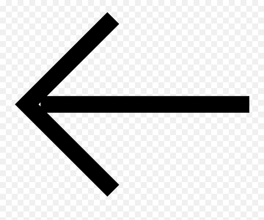 Left Arrow Symbol Png - Back Arrow Icon Png Emoji,Left Arrow Emoji