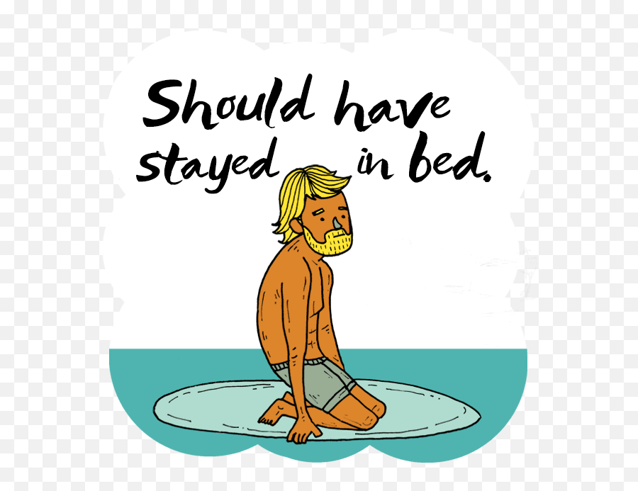 Just Surfing Stickers Pack By Stefanos Kofopoulos - Illustration Emoji,Surfer Emoji