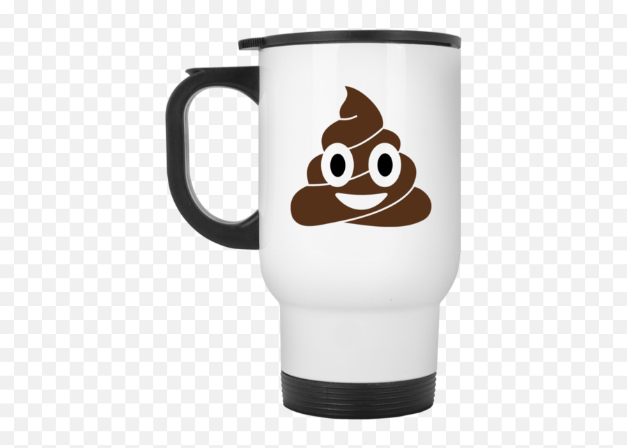 Download Poop Emoji Travel Mug - Vector Poop Emoji Png Png Poop Emoji Png Transparent,Mug Emoji