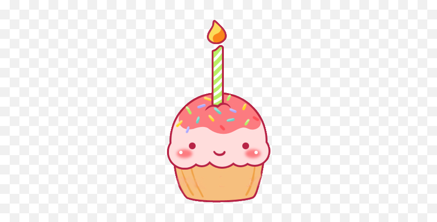 Kawaii - Otakuday 12012012 01012013 Happy Birthday Cupcake Emoji,Emoticones Kawaii