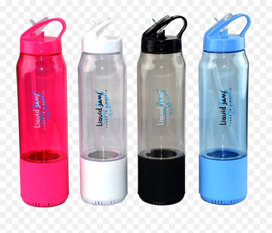 Liquid Jams 3 In 1 Water Bottle With Led Light Bluetooth - Wireless Emoji,Emoji Water Bottle