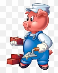 Clipart 3 Little Pig - Three Pigs Emoji