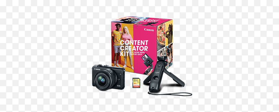 Canon Gift Guide - Canon Eos M200 Content Creator Kit Emoji,Camera Emojis