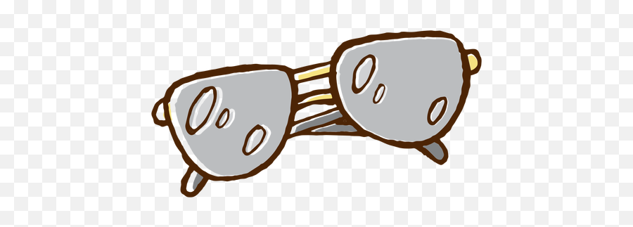 Colored Hand Drawn Sunglasses Icon - Transparent Png U0026 Svg Full Rim Emoji,Sunglass Emoji