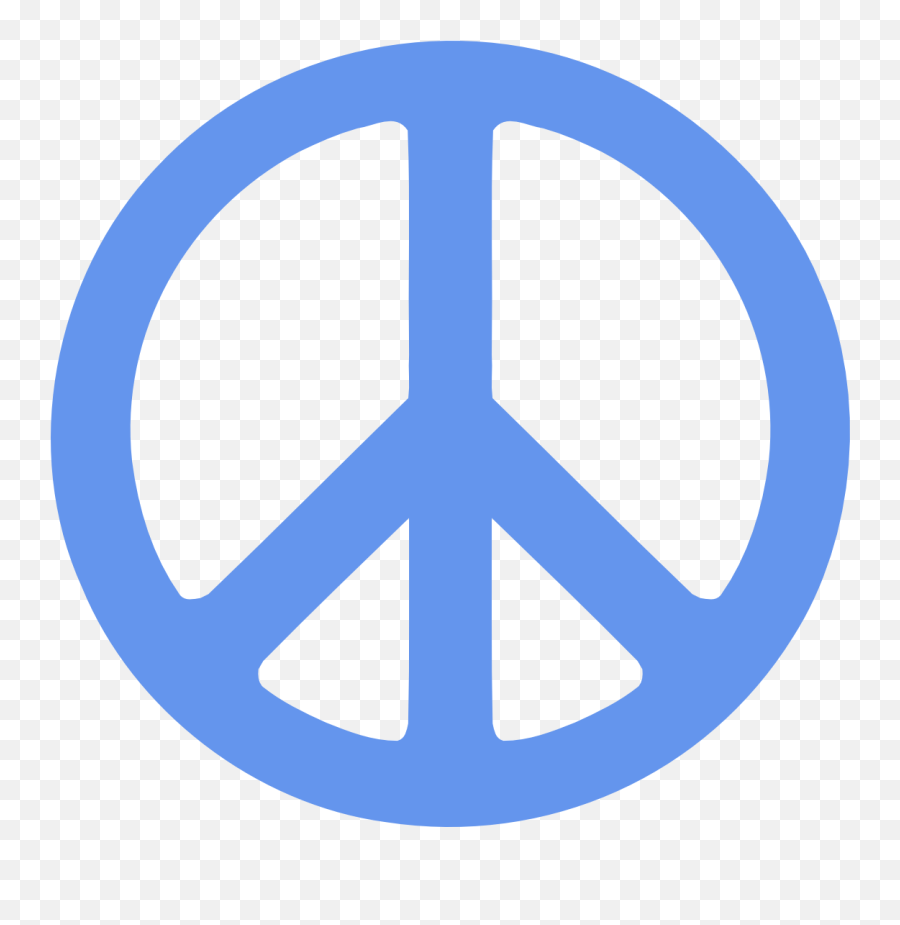 Peace Symbol Vector - Blue Peace Sign Clip Art Png Blue Peace Sign Png Emoji,Scottish Flag Emoji