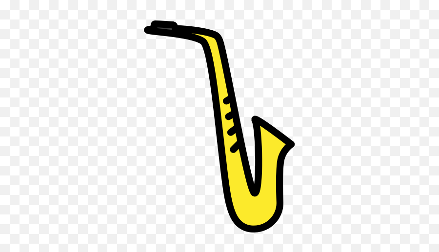 Saxophone Emoji - Saxofon Clipart,Saxophone Emoji