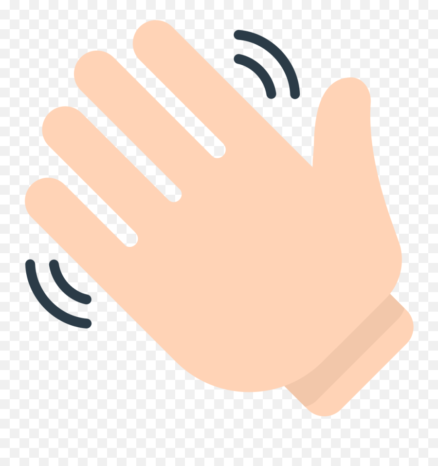 Fxemoji U1f44b - Hand Waving Png,Hand Emojis