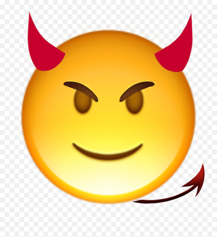 Evil Emoji Edit Sticker By Ainara - Happy,Emoji Evil
