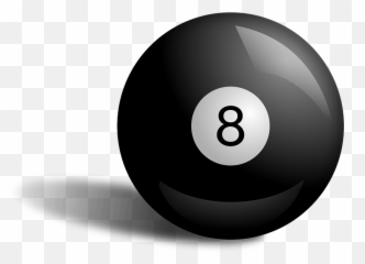 8 Ball In Pool Clipart - Eightball Png Emoji