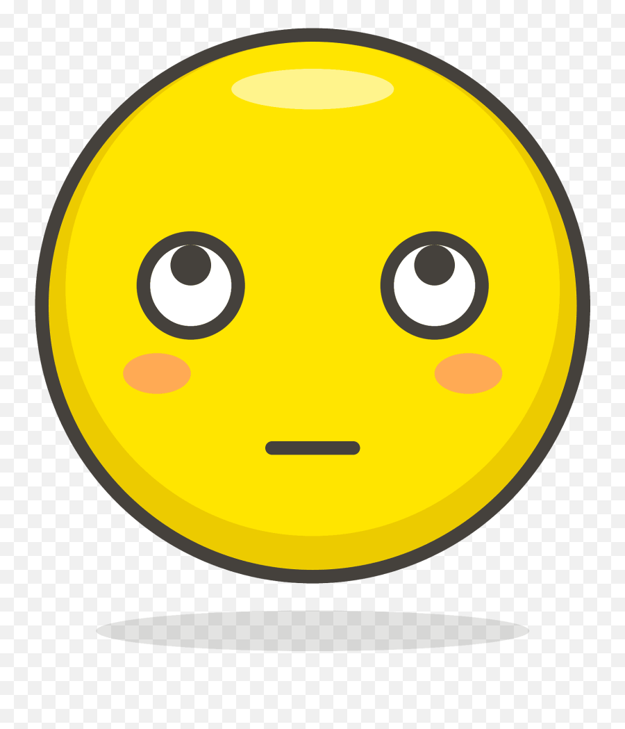 Face With Rolling Eyes Emoji Clipart Free Download - Icon,Emoticon For Rolling Eyes
