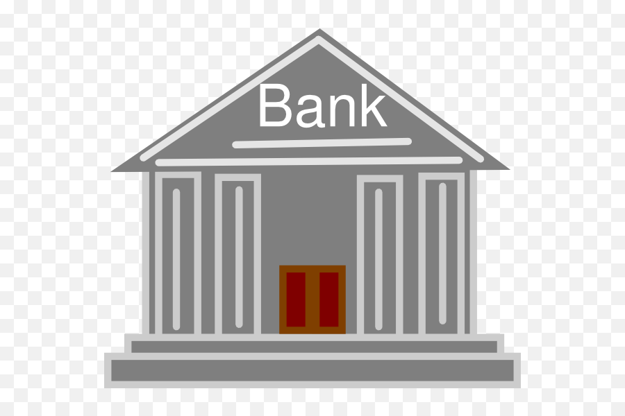 Bank Branch Clipart Clipart Kid - Clip Art Bank Emoji,Emoji Bank