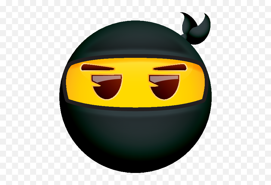 Emoji - Illustration,Ninja Emoticon