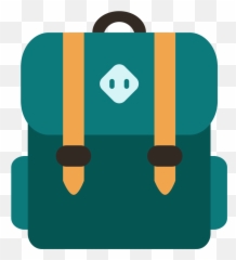 Fxemoji U1f392 - Backpack Emoji Png