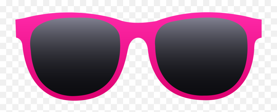 Free Clip Art Of A Pair Of Hot Pink - Sunglasses Clipart Free Emoji,Flamingo Emoji Copy And Paste