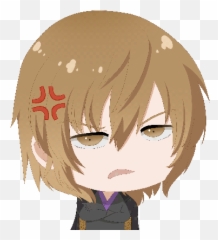 Mystic Messenger Fanfiction - Transparent Background Anime Emojis,Sighing Emoji