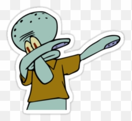 Squidward Dab - Png Emoji