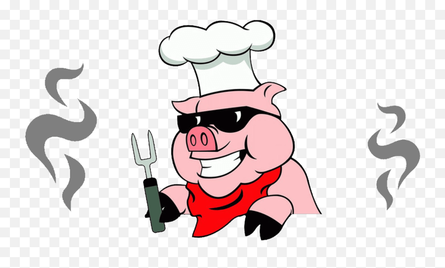 Pork Drawing Pulled Transparent Png - Bbq Pig Clipart Emoji,Pig Knife Emoji